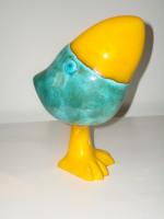 Ptak szkliwiony(niebiesko-metaliczny)